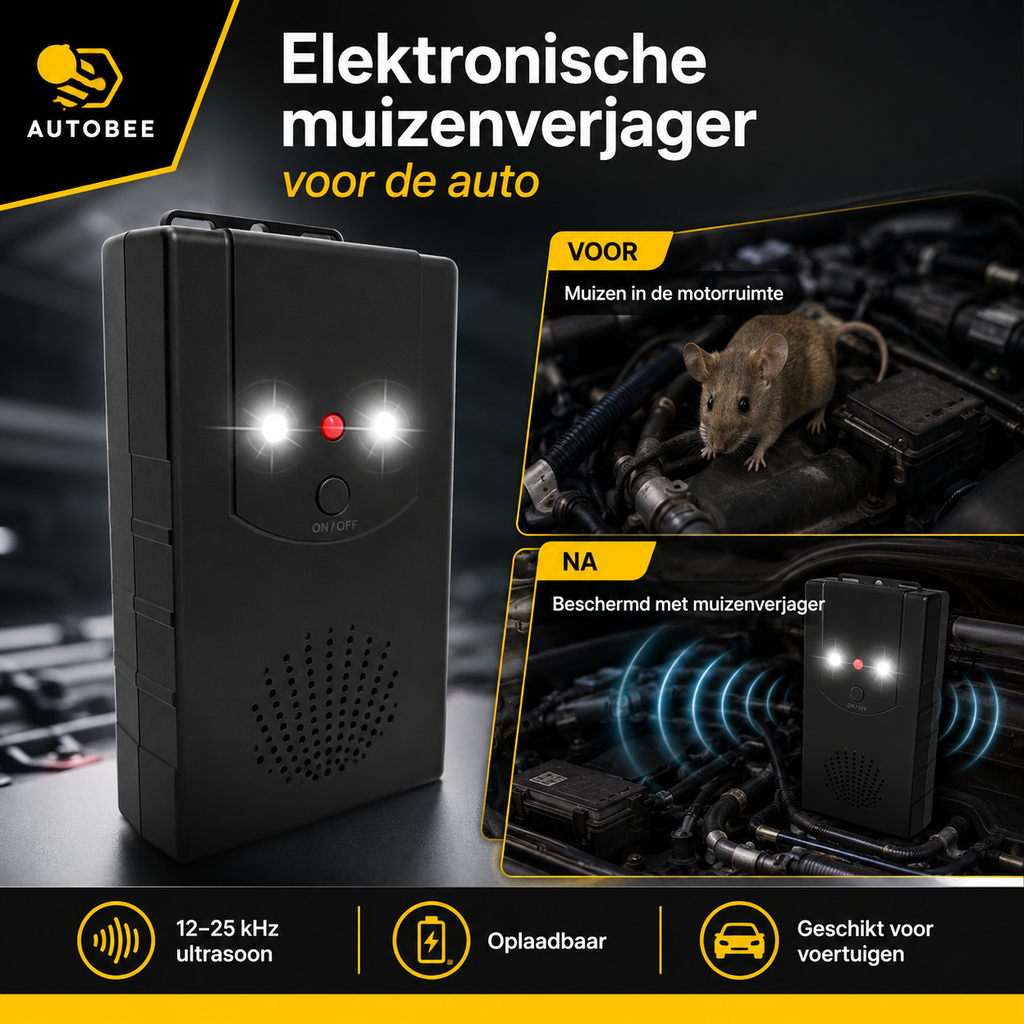 Autobee MouseGuard/marter– Elektronische Marter- en Muizenverjager