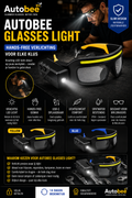 Autobee VisionLight – Multifunctionele Brillenlamp